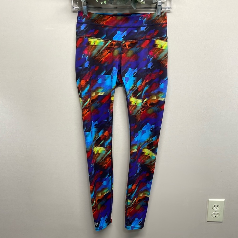 Athleta Sonar Colorburst Athletic Tight Leggings XS
